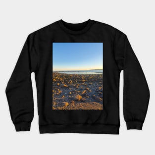 Beach Rocks at Golden Hour Crewneck Sweatshirt